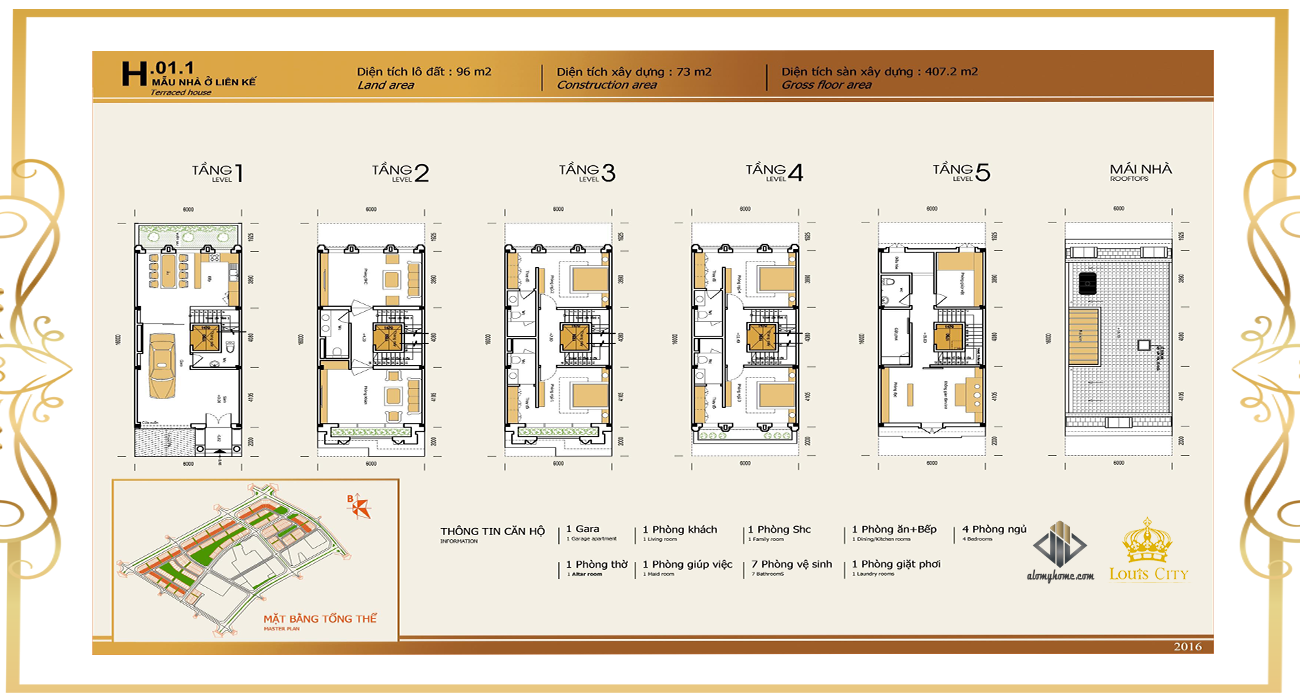 THIẾT KẾ LOUIS CITY ĐẠI MỖ