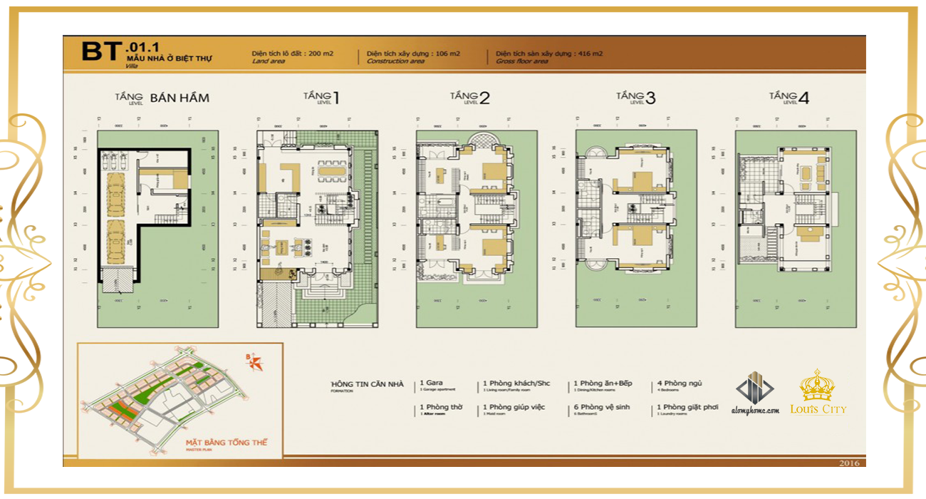 thiết kế louis đại mỗ