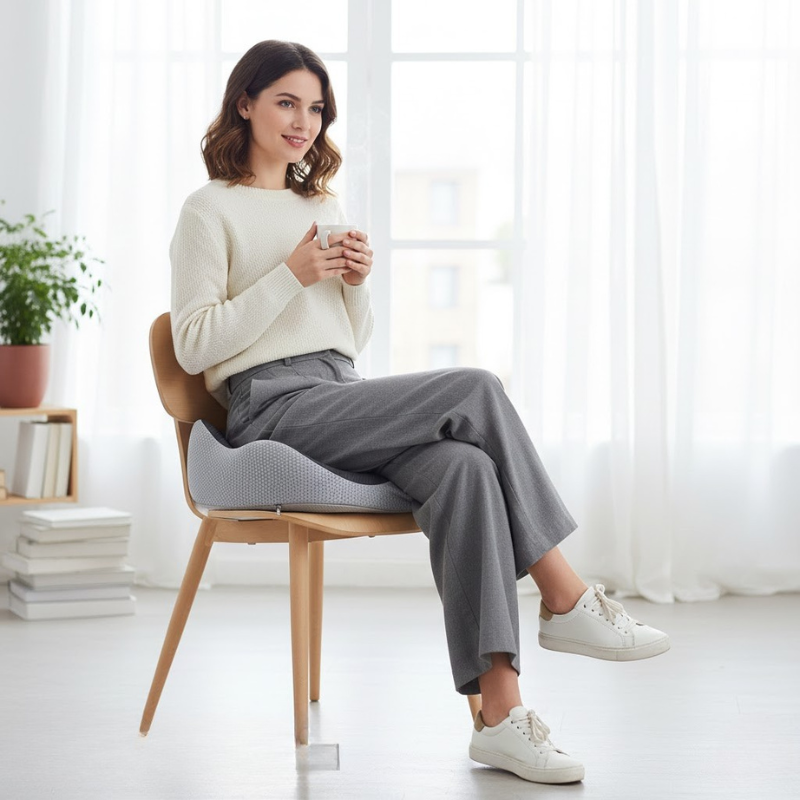 Verstellbares Sitzkissen aus Memory-Schaum – Ultimative Linderung von Rückenschmerzen