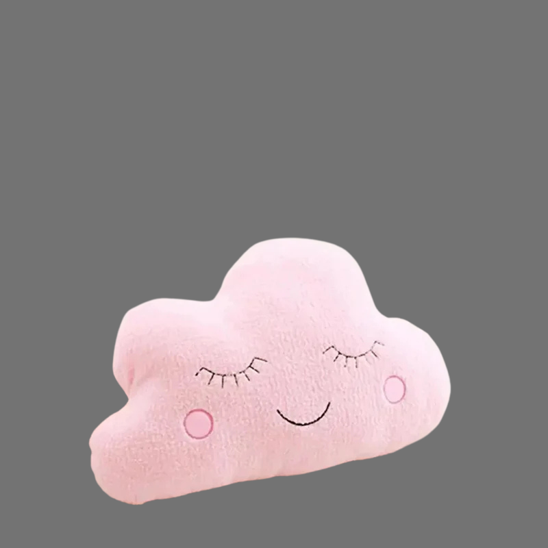 Gemütliches Wolkenkissen – Niedliche Plüsch-Cartoon-Deko fürs Schlafzimmer