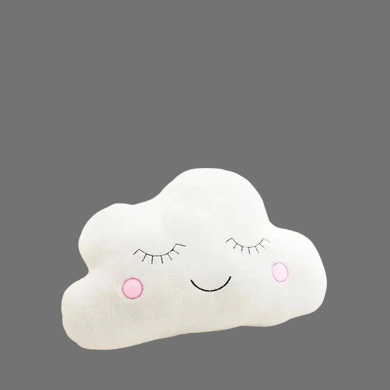 Gemütliches Wolkenkissen – Niedliche Plüsch-Cartoon-Deko fürs Schlafzimmer