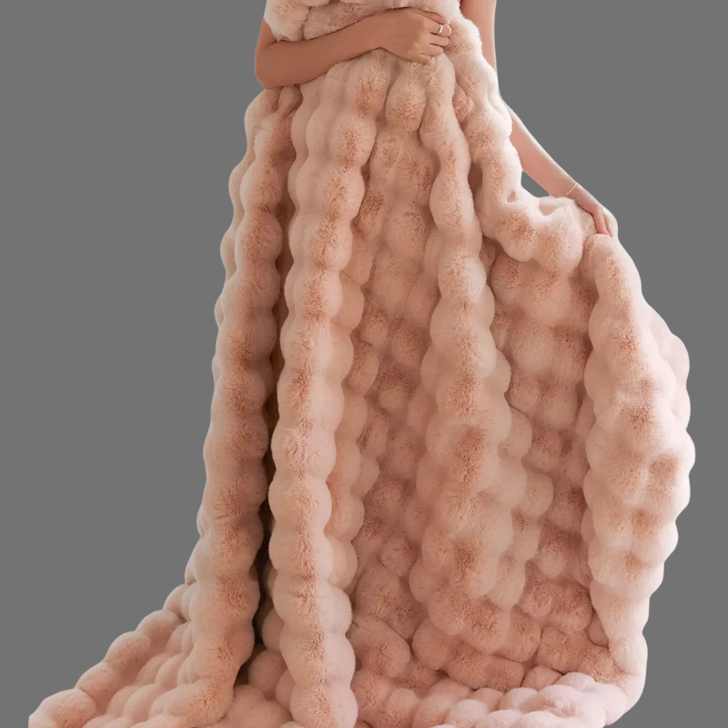 Warme und flauschige karierte Kuscheldecke – Komfort zum Verlieben