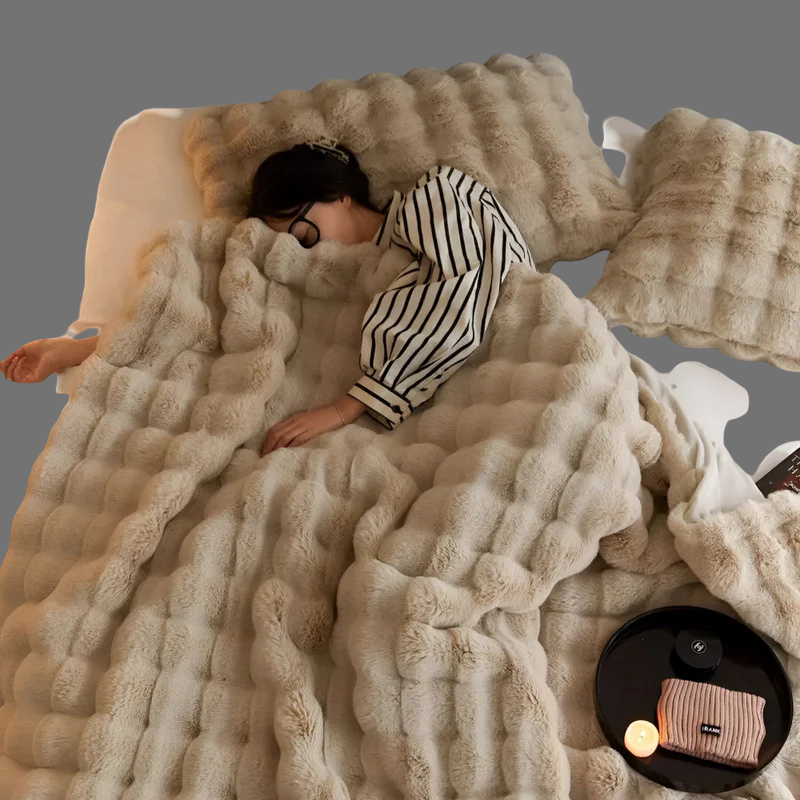 Warme und flauschige karierte Kuscheldecke – Komfort zum Verlieben