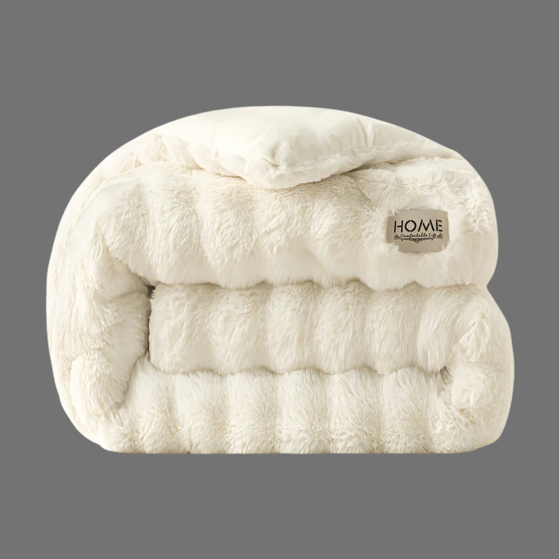 CloudSoft Milchfleecedecke – Leichtes Plüschfell für Komfort in jeder Jahreszeit