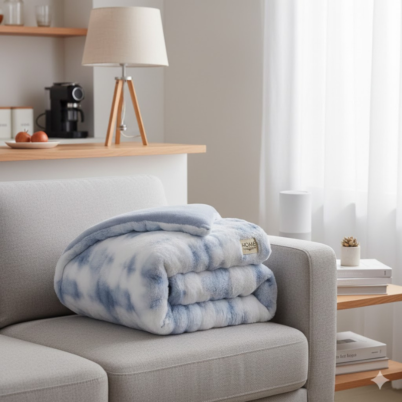 CloudSoft Milchfleecedecke – Leichtes Plüschfell für Komfort in jeder Jahreszeit