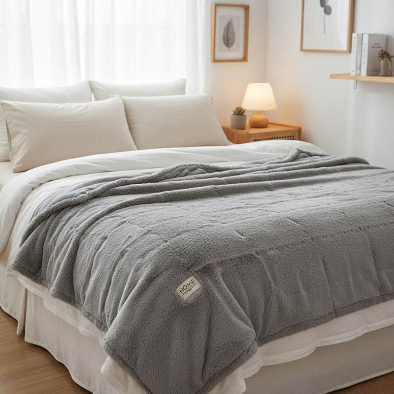 CloudSoft Milchfleecedecke – Leichtes Plüschfell für Komfort in jeder Jahreszeit