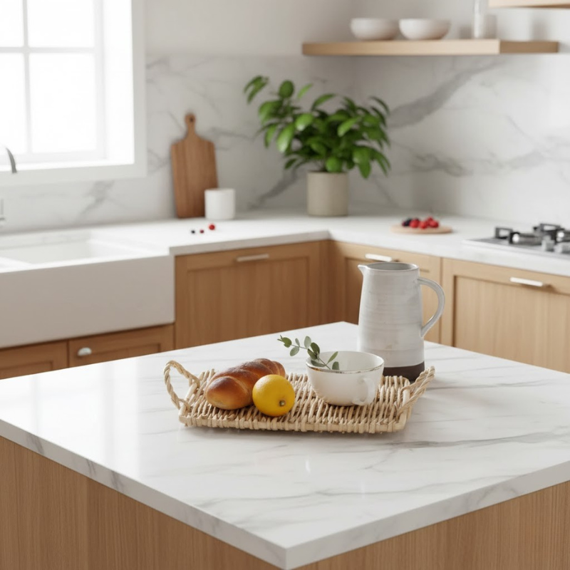 Handgefertigtes Serviertablett aus Rattan – Stilvolles, geflochtenes Wohnaccessoire & Servieraccessoire