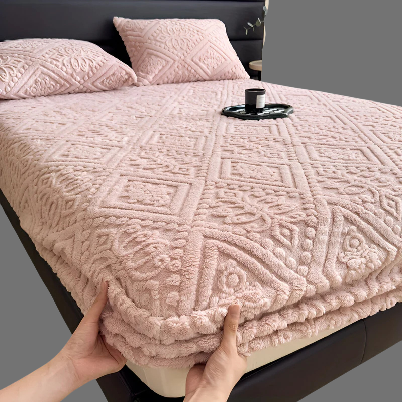 Ultraweiches Plüsch-Spannbettlaken – Dicke Winterbettwäsche für maximalen Komfort