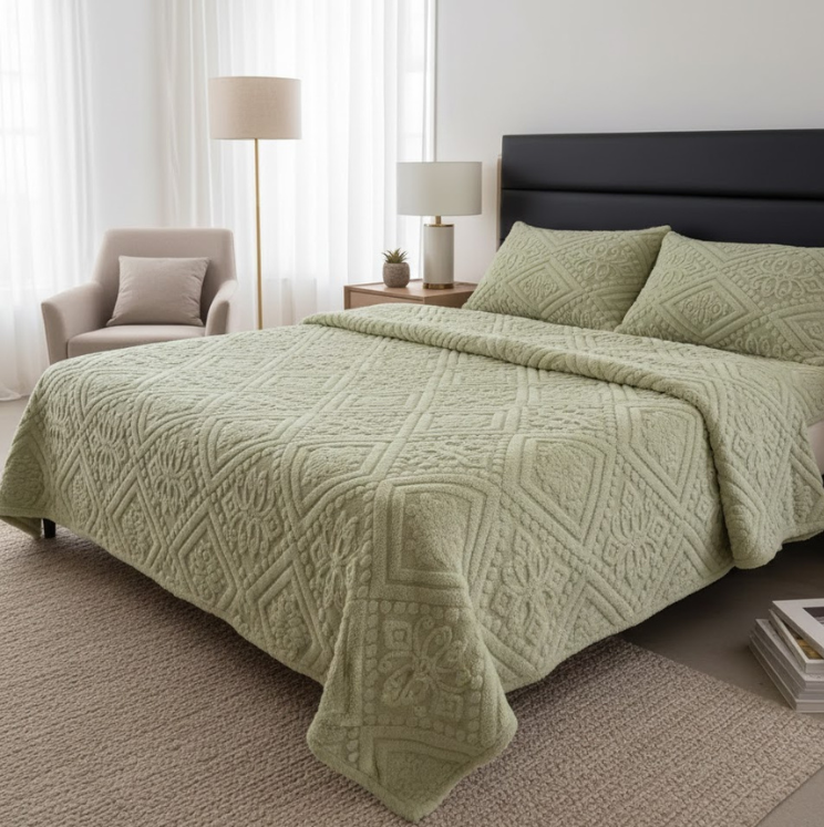 Ultraweiches Plüsch-Spannbettlaken – Dicke Winterbettwäsche für maximalen Komfort