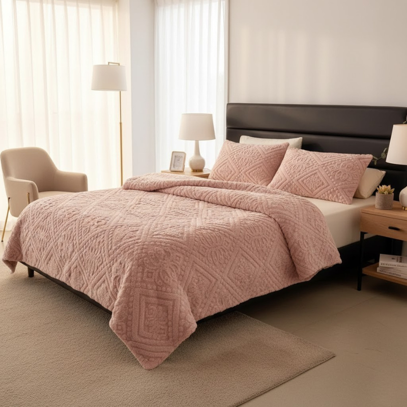 Ultraweiches Plüsch-Spannbettlaken – Dicke Winterbettwäsche für maximalen Komfort