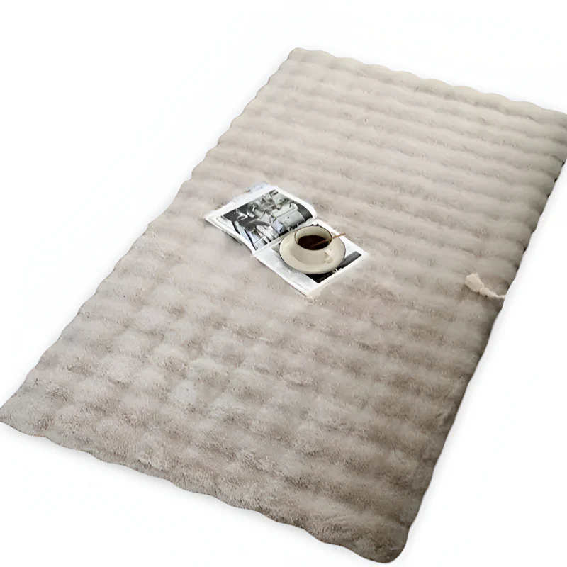 Weicher und stilvoller Kunstfellteppich – rutschfester Komfort für jeden Raum