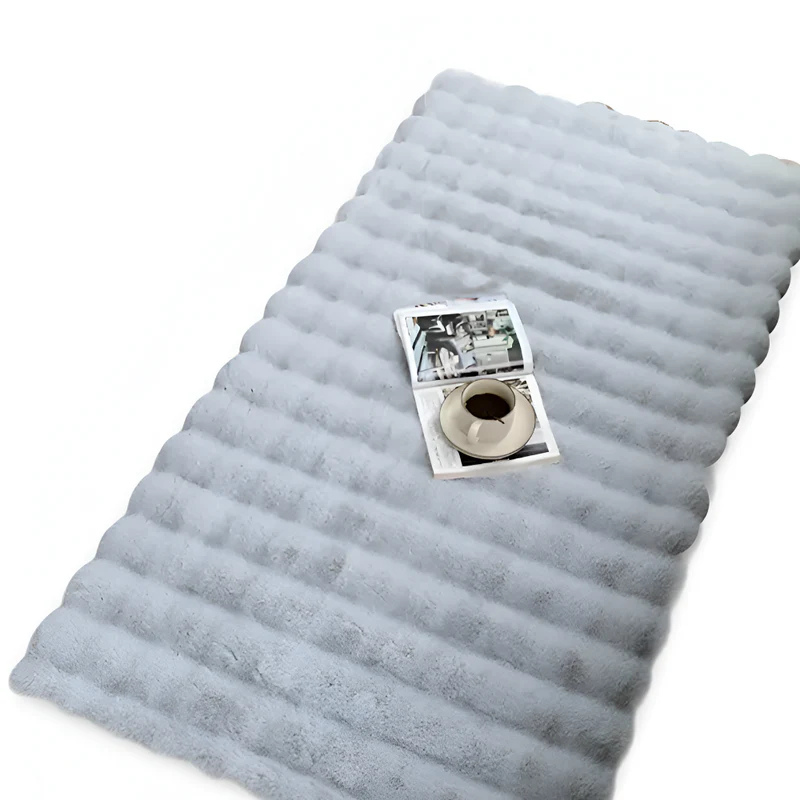 Weicher und stilvoller Kunstfellteppich – rutschfester Komfort für jeden Raum