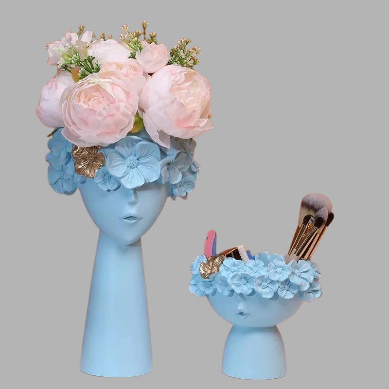 Blumen-inspirierter Tiara-Behälter – farbenfrohe, dekorative Aufbewahrung für Zuhause