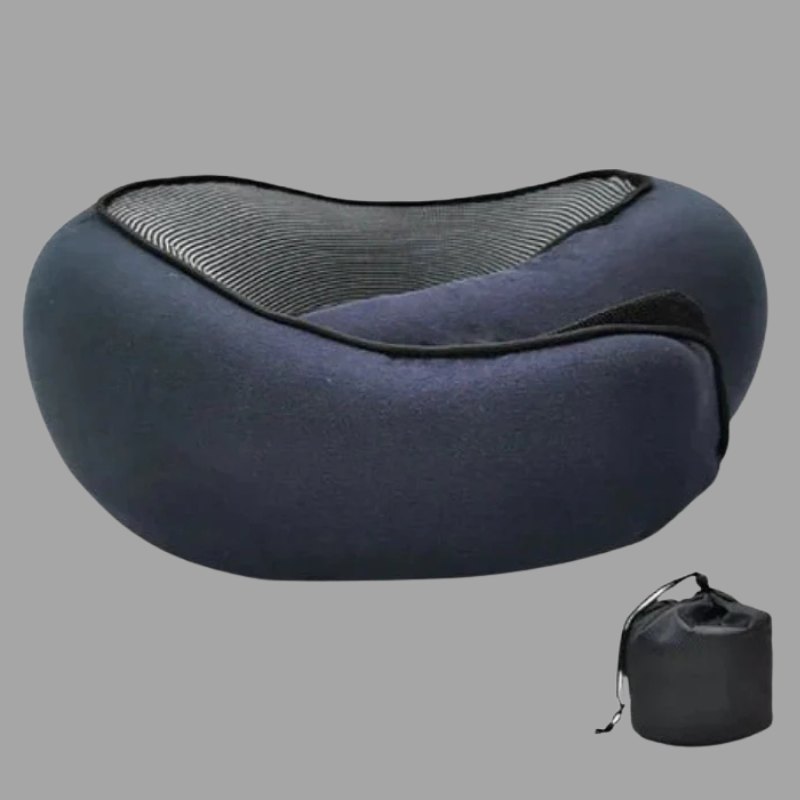 Hochwertiges Reise-Nackenkissen aus Memory-Schaum – Komfort für unterwegs