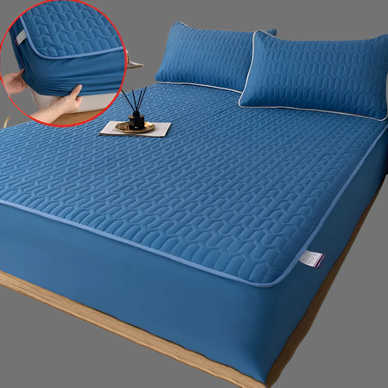 Ganzjahres-Plüschmatratzenbezug – weich, dick und wasserabweisend