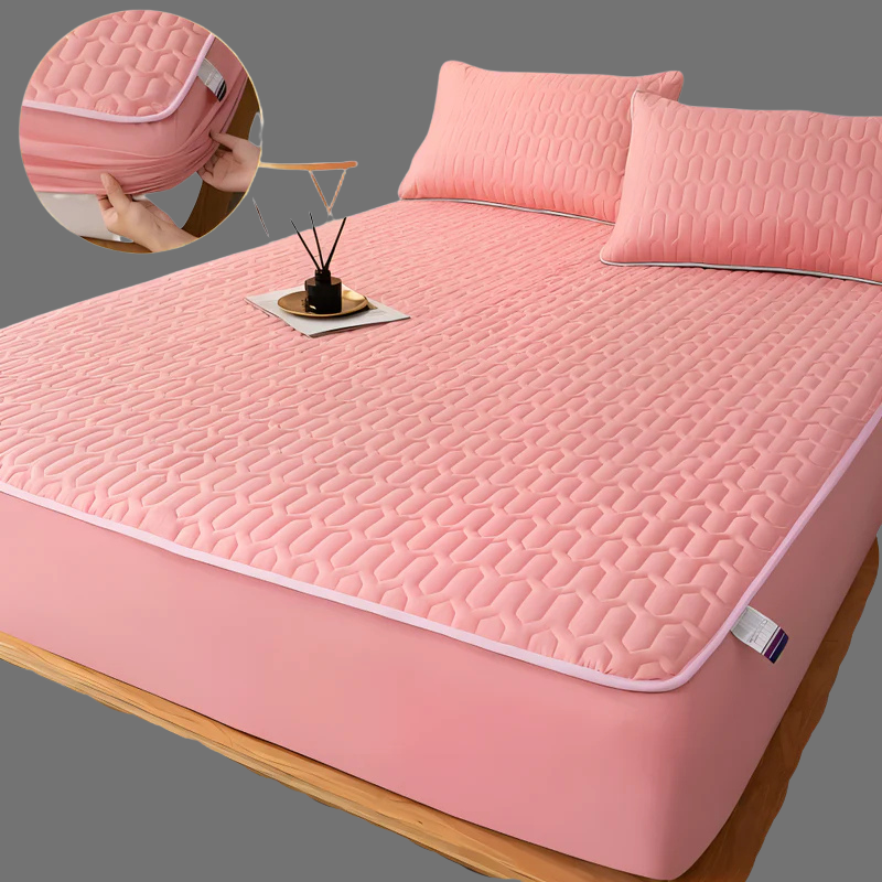 Ganzjahres-Plüschmatratzenbezug – weich, dick und wasserabweisend