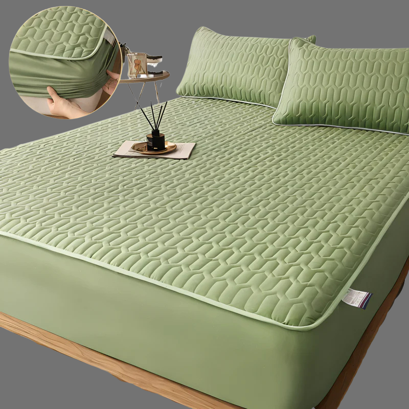 Ganzjahres-Plüschmatratzenbezug – weich, dick und wasserabweisend