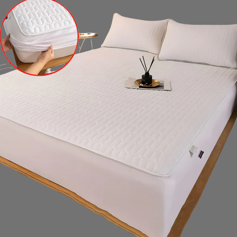 Ganzjahres-Plüschmatratzenbezug – weich, dick und wasserabweisend