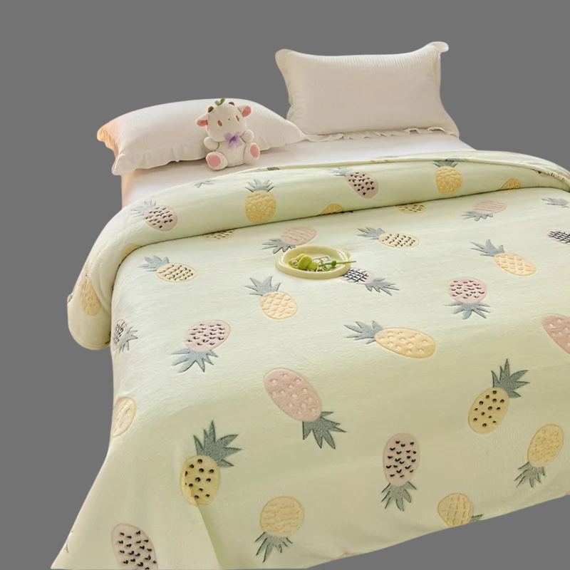 Ultraweiche Korallenfleece-Decke – Kuschelige Ganzjahresdecke für Zuhause