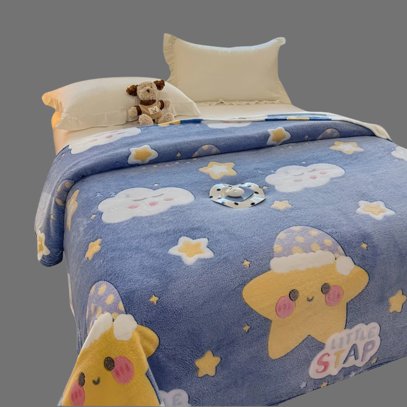 Ultraweiche Korallenfleece-Decke – Kuschelige Ganzjahresdecke für Zuhause