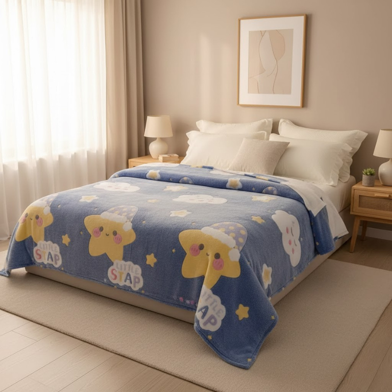 Ultraweiche Korallenfleece-Decke – Kuschelige Ganzjahresdecke für Zuhause
