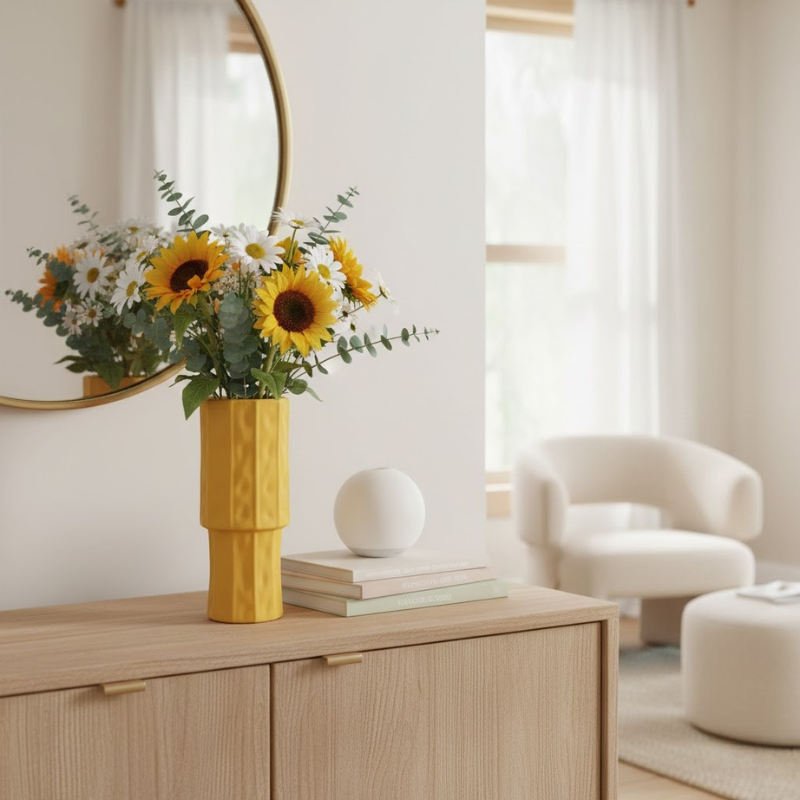 Handgefertigtes Keramikgefäß – Moderne Textur und Form