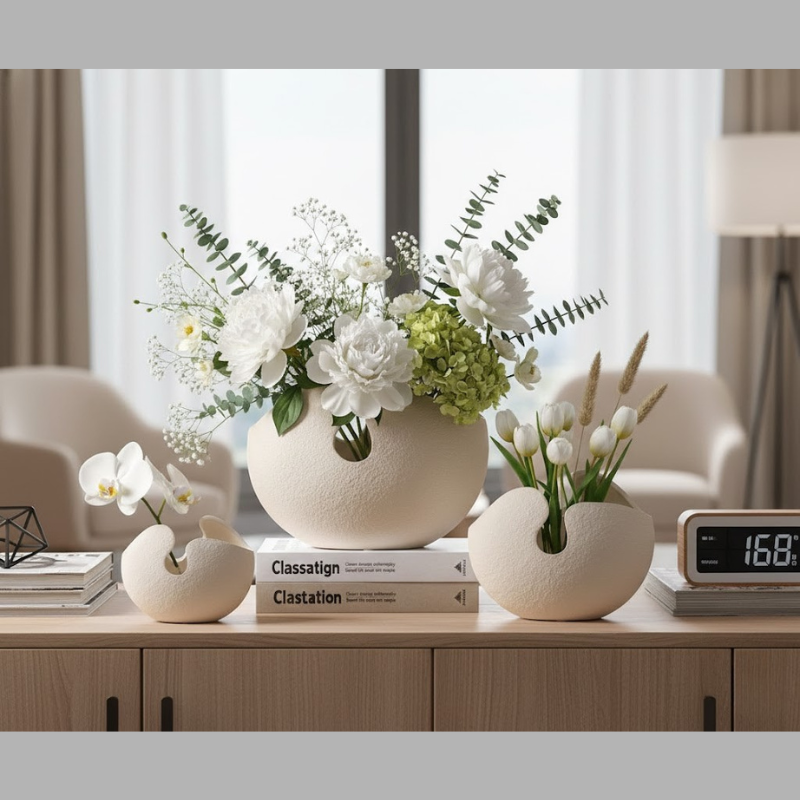 Handgefertigte Vasen aus Muschelschalen – Künstlerische Keramikkunst