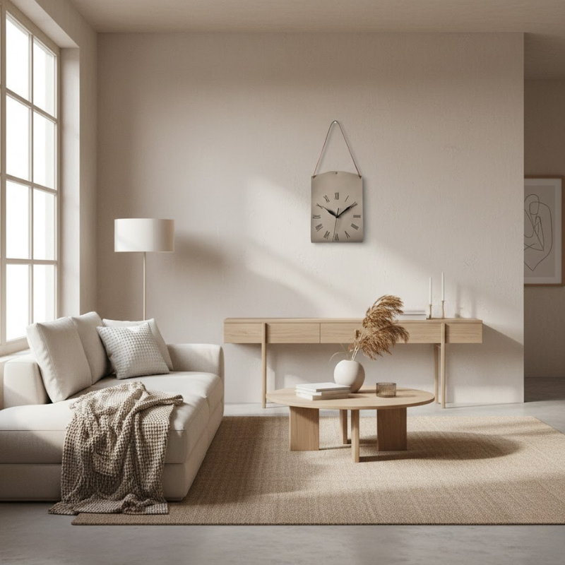 Schicke Wanduhr im Handtaschen-Design – Trendiges Wohnaccessoire