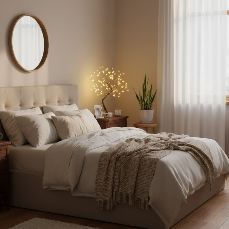 Strahlende LED-Baumlampe – 108 Lichter für zauberhaftes Ambiente-Licht