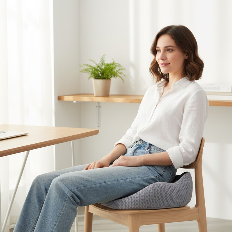 Verstellbares Sitzkissen aus Memory-Schaum – Ultimative Linderung von Rückenschmerzen