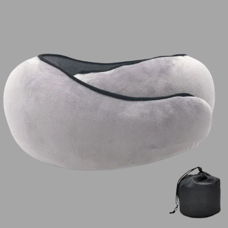 Hochwertiges Reise-Nackenkissen aus Memory-Schaum – Komfort für unterwegs