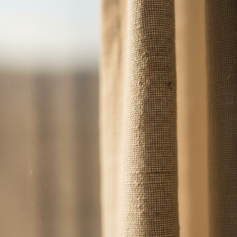 Leinen-Bettwäsche-Set (Offwhite)