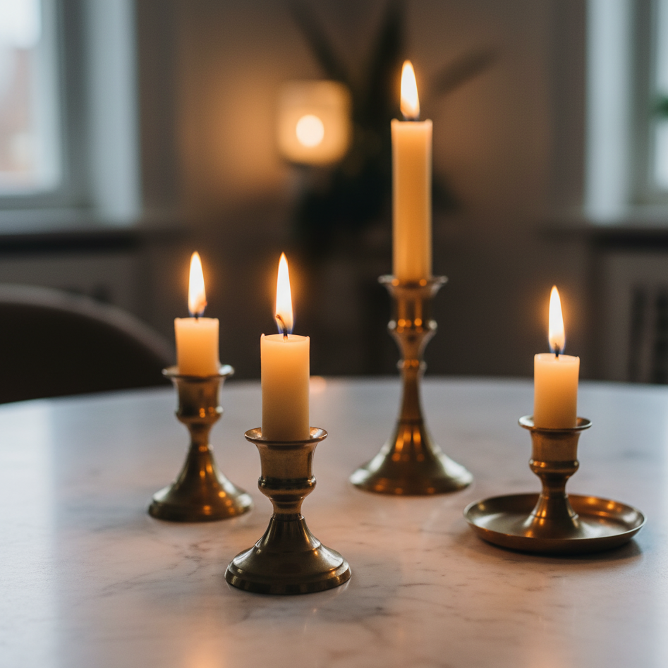 Tischkerzen-Set (3 Stück)