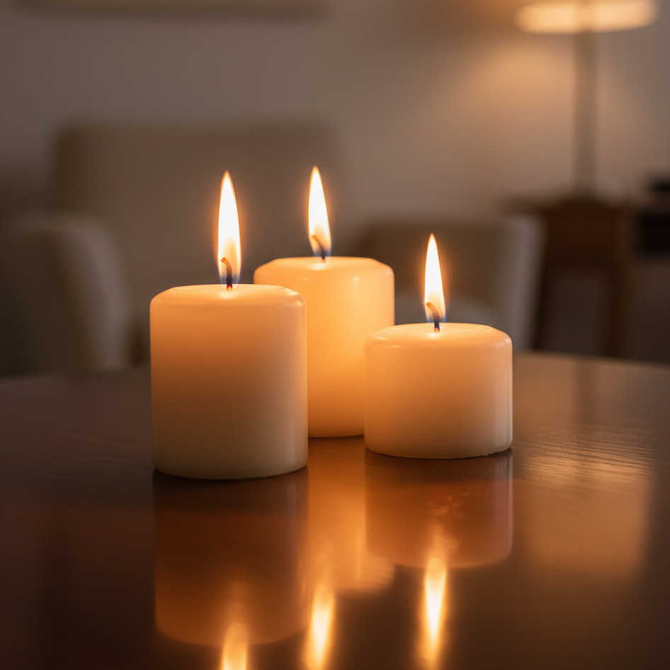 Tischkerzen-Set (3 Stück)