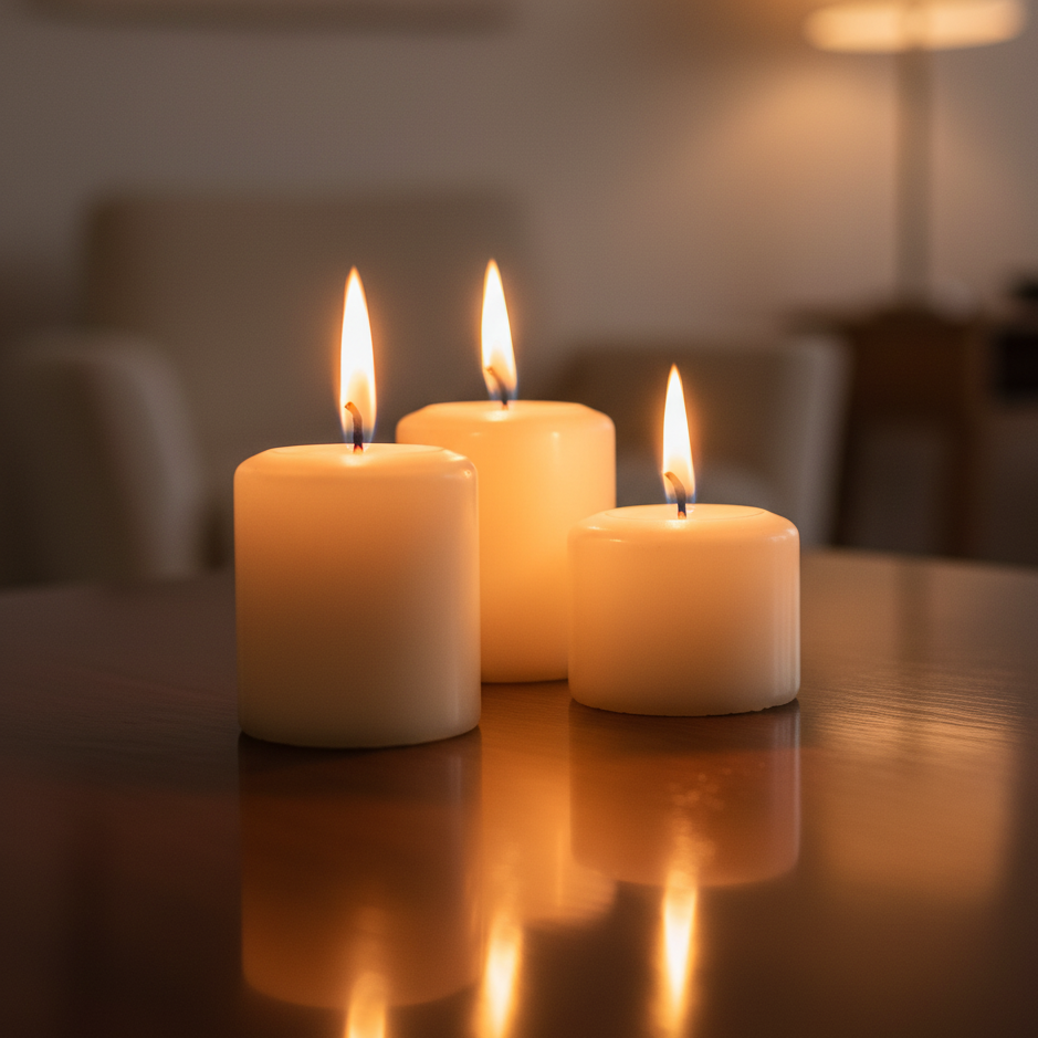 Tischkerzen-Set (3 Stück)